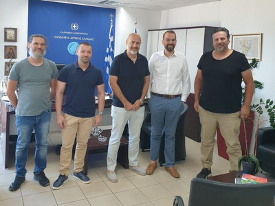 Συνάντηση προέδρων σωματείων εστίασης Δυ...