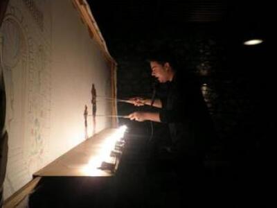 Παράσταση Καραγκιόζη στο «Περί Τεχνών»