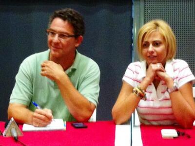 Ο διευθυντής του σταθμού Κώστας Αρβανίτη...