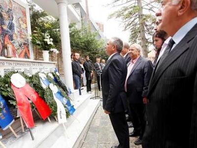 Καλάβρυτα-Γιώργος Λαζουράς στην εκδήλωση...