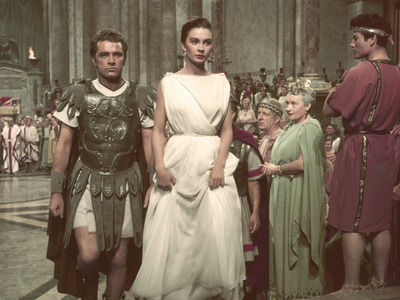 Richard Burton και Jean Simmons στο ιστο...