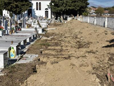 Άνοιξαν 35 νέους τάφους στις Σέρρες λόγω κορωνοϊού