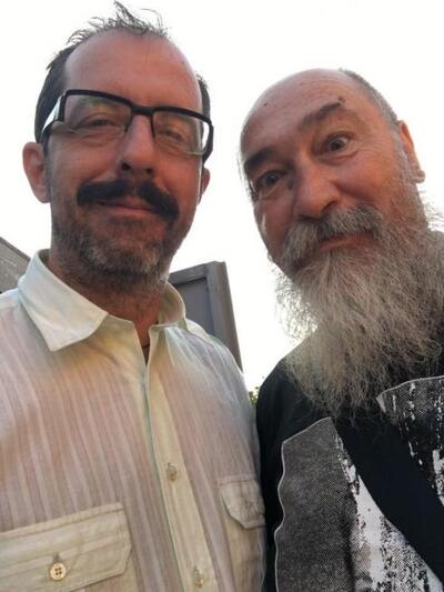 Με τον Αντρέα Ανδριόπουλο 