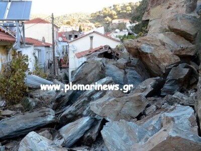 Εκκενώνεται τμήμα του Πλωμαρίου μετά τις...