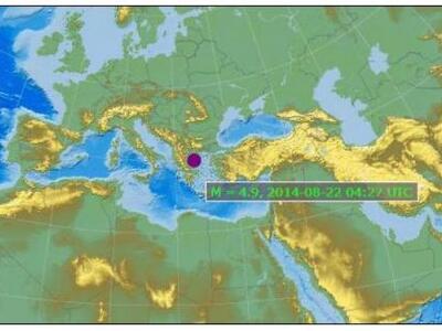 4,9 Ρίχτερ δίνει τον σεισμό στη Χαλκιδικ...