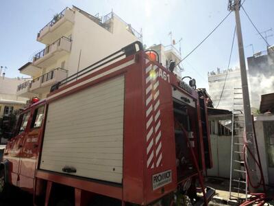 Πάτρα: Πήρε φωτιά το κλιματιστικό σε δια...