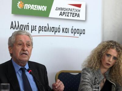 O Φ. Κουβέλης ζητά ψήφο για προοδευτική αλλαγή