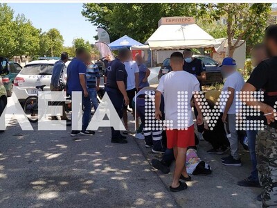 Ζαχάρω: Τραυματίας διανομέας με μηχανάκι...