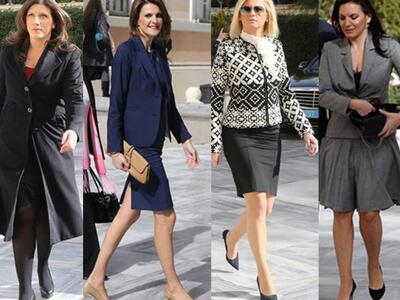 Τι φόρεσαν οι κυρίες της Βουλής στην σημ...