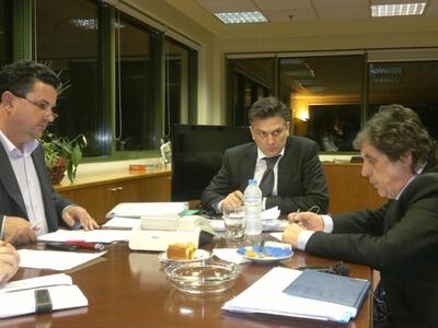 Συνάντηση Π. Κατσούλη με το Θ. Μωραϊτή γ...