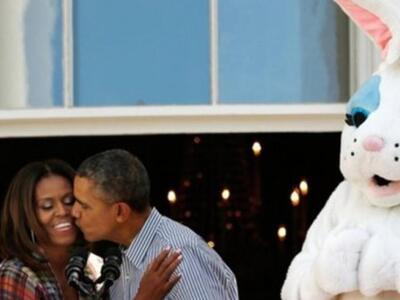 Οι Ομπάμα, το κουνελάκι και οι ευχές για...