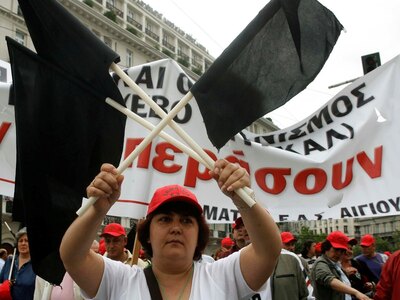 Στο συλλαλητήριο της Αθήνας οι εργαζόμεν...