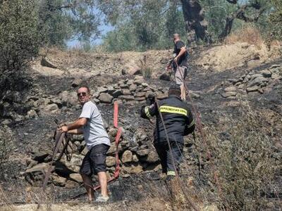 Πυρόπληκτη περιοχή η Βιάννος  