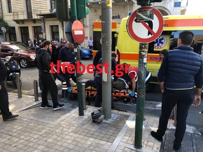 Πάτρα: Τραυματισμός δικυκλιστή στο κέντρ...