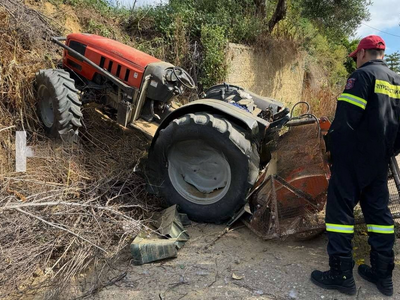 Αμπελώνας Ηλείας: Αγρότης καταπλακώθηκε ...