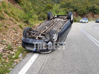 Έφυγε στην στροφή και το όχημά του ντερα...