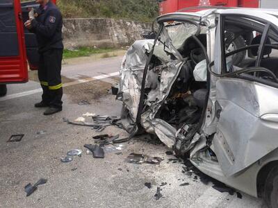 Σοβαρό τροχαίο ατύχημα στην Πατρών - Πύρ...