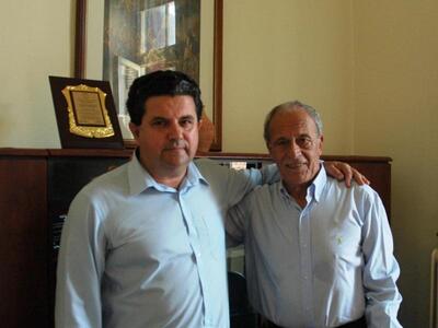 Συνάντηση Δημάρχου Μεσολογγίου με τον Γ. Δημαρά
