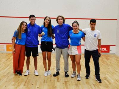 Ο Βαγγέλης Παππάς στο Βαλκανικό πρωτάθλημα σκουός