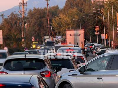 Πάτρα: «Έπηξε» η Ηρώων Πολυτεχνείου – ΦΩΤΟ