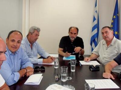 Συνάντηση του Περιφερειάρχη  με τους προ...