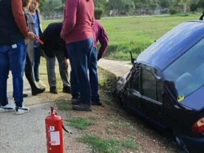 Αχαΐα: ΙΧ εμβολίστηκε από εκσκαφέα εγκλω...