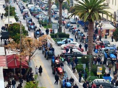 Σπάρτη: Οι αγρότες κατέλαβαν τη γέφυρα του Ευρώτα