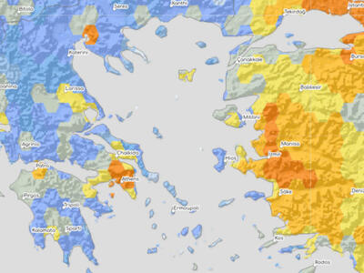 Η Δυτική Ελλάδα στις περιοχές με τον μεγ...
