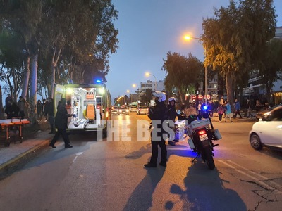 Πάτρα: Παράσυρση δύο πεζών στην Ηρώων Πο...