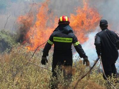 Πυρκαγιά στον Πύρριχο Αρεόπολης 