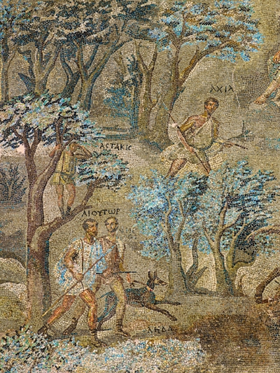 Ψηφιδωτό δάπεδο μεγάλης και πλούσιας ρωμ...