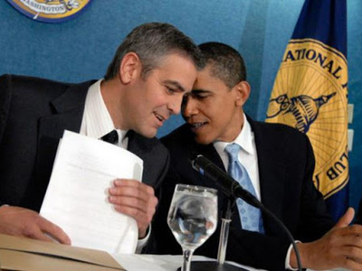 ΗΠΑ: Ομπάμα και Κλούνεϊ μαζί, σε διαδικτ...