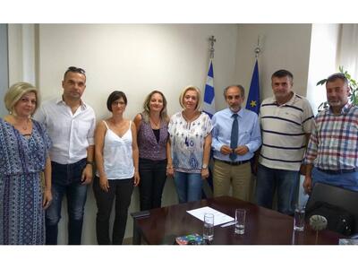 Επίσκεψη του νέου Δ.Σ. της Ένωσης Συλλόγ...