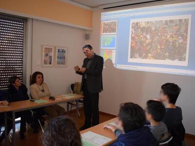 Μαθητές του Α΄ Γυμνασίου Πατρών συζήτησα...