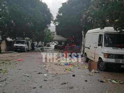 Πάτρα: Ο δυνατός άνεμος «διάλυσε» τη λαϊ...