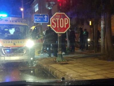 Πάτρα: Τροχαίο με τραυματία, Βενιζέλου κ...