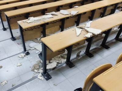 Πανεπιστήμιο Πατρών: Κατέρρευσε οροφή- Τ...
