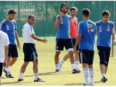 Η Εθνική ζεσταίνεται για τον αγώνα με τη Βολιβία