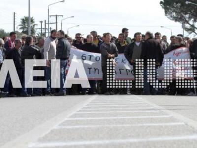 Ηλεία: "Αγριεύουν" οι αγρότες στα μπλόκα