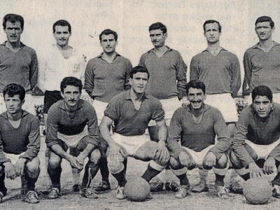 Η Θυελλα το 1965 στο γήπεδο της Παναχαϊκής