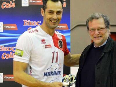 Βόλεϊ: Ο Νίκος Ρουμελιώτης βραβεύτηκε