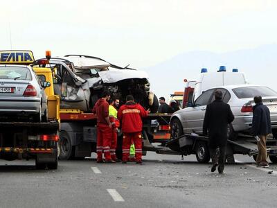 Ατύχημα στην Εγνατία με πούλμαν που μετέ...