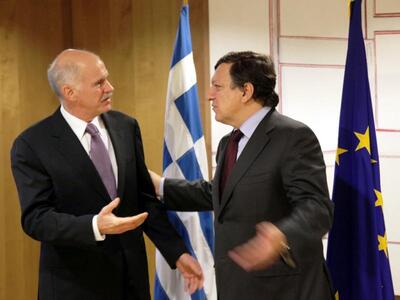 Έκτακτη συνάντηση Παπανδρέου – Μπαρόζο γ...