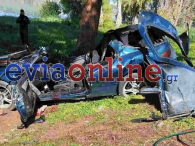 Εύβοια: Δύο 20χρονοι νεκροί σε τροχαίο –...