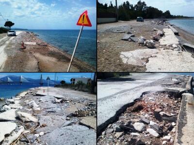 Πάτρα: Χάνεται η παραλιακή οδός του Ρίου...