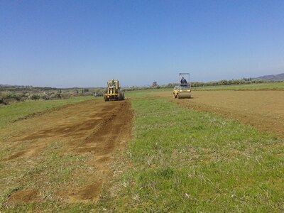 Απο τις εργασίες διαμόρφωσης του χώρου