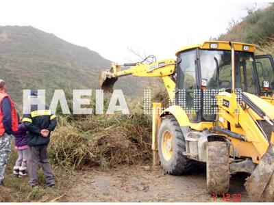 Ηλεία: Μεγάλη κατολίσθηση έκλεισε την Επ...