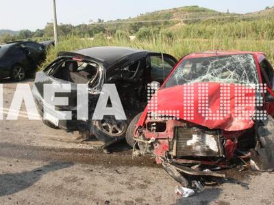 φωτό από το τροχαίο από το ilialive.gr