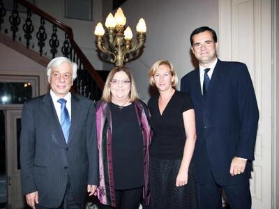 Ο Προκόπης Παυλόπουλος, η Έλσα Παπαδημητ...