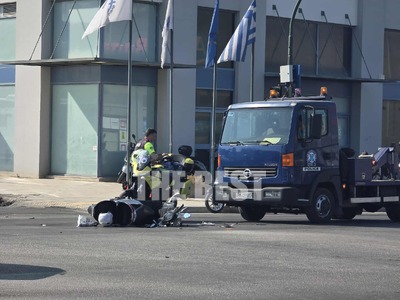Πάτρα: Σύγκρουση φορτηγού με δίκυκλο στη...